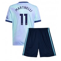 Arsenal Gabriel Martinelli #11 Rezervni Dres za djecu 2024-25 Kratak Rukav (+ Kratke hlače)